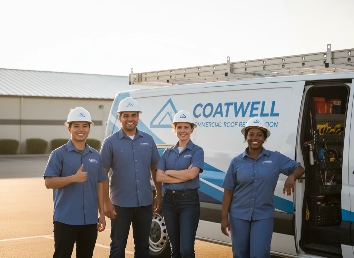 Commercial roof coating company in The Rock, GA